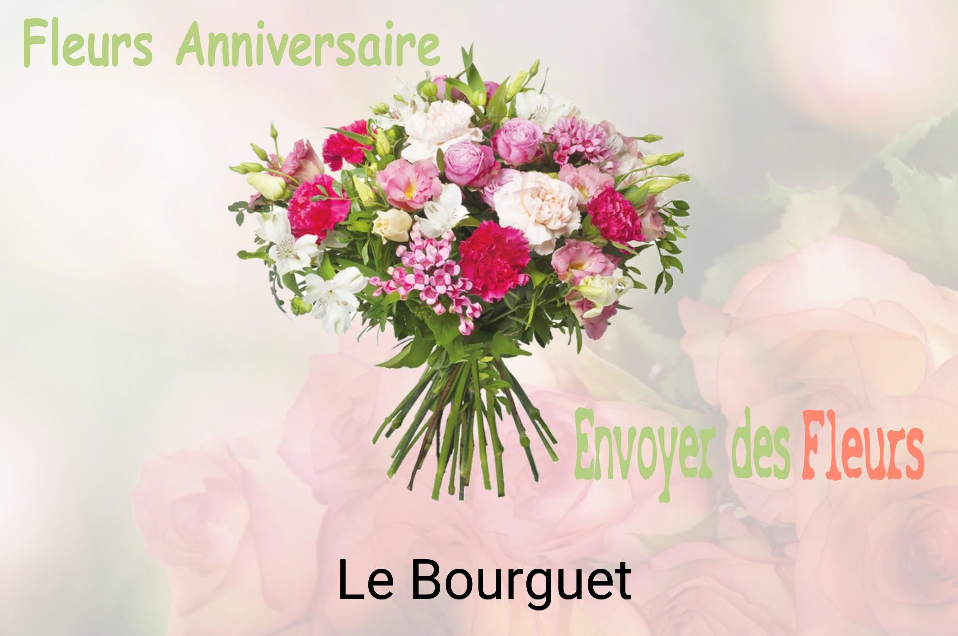 Bouquet de fleurs d’anniversaire livré à Le Bourguet